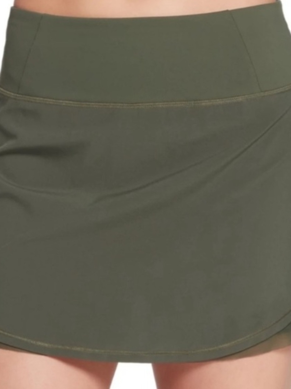 CALLA LG -Olive Green Athletic Skort